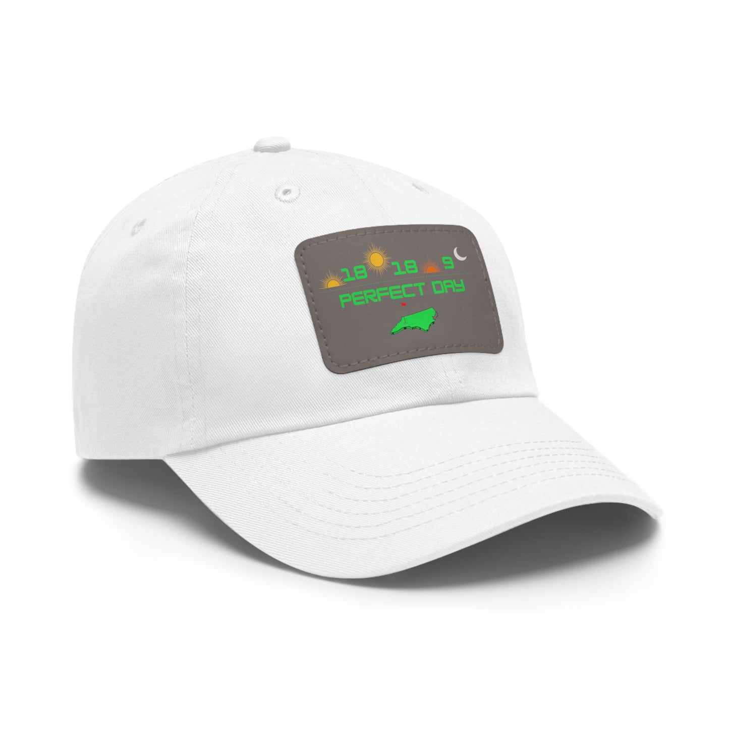 Perfect Day Dad Hat with Leather Patch