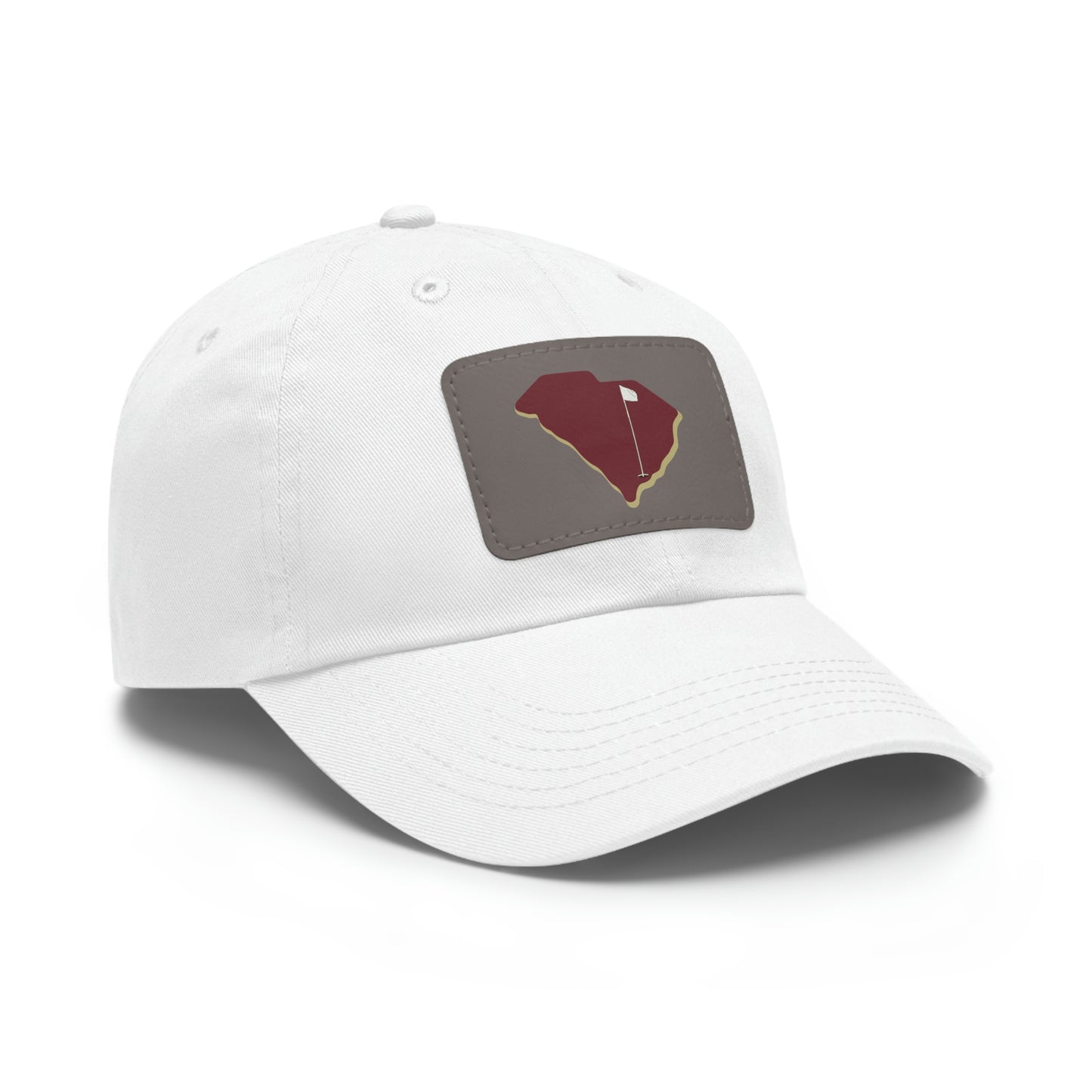 Cougs Dad Hat with Leather Patch