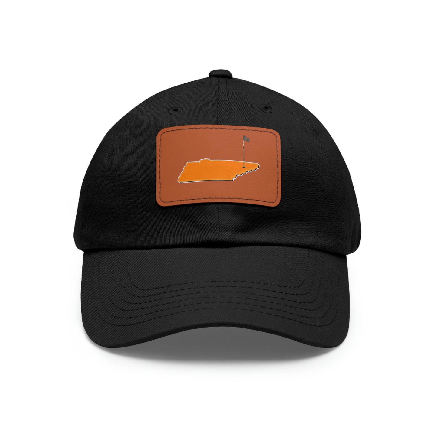 Rocky Top Hat with Leather Patch (Rectangle)