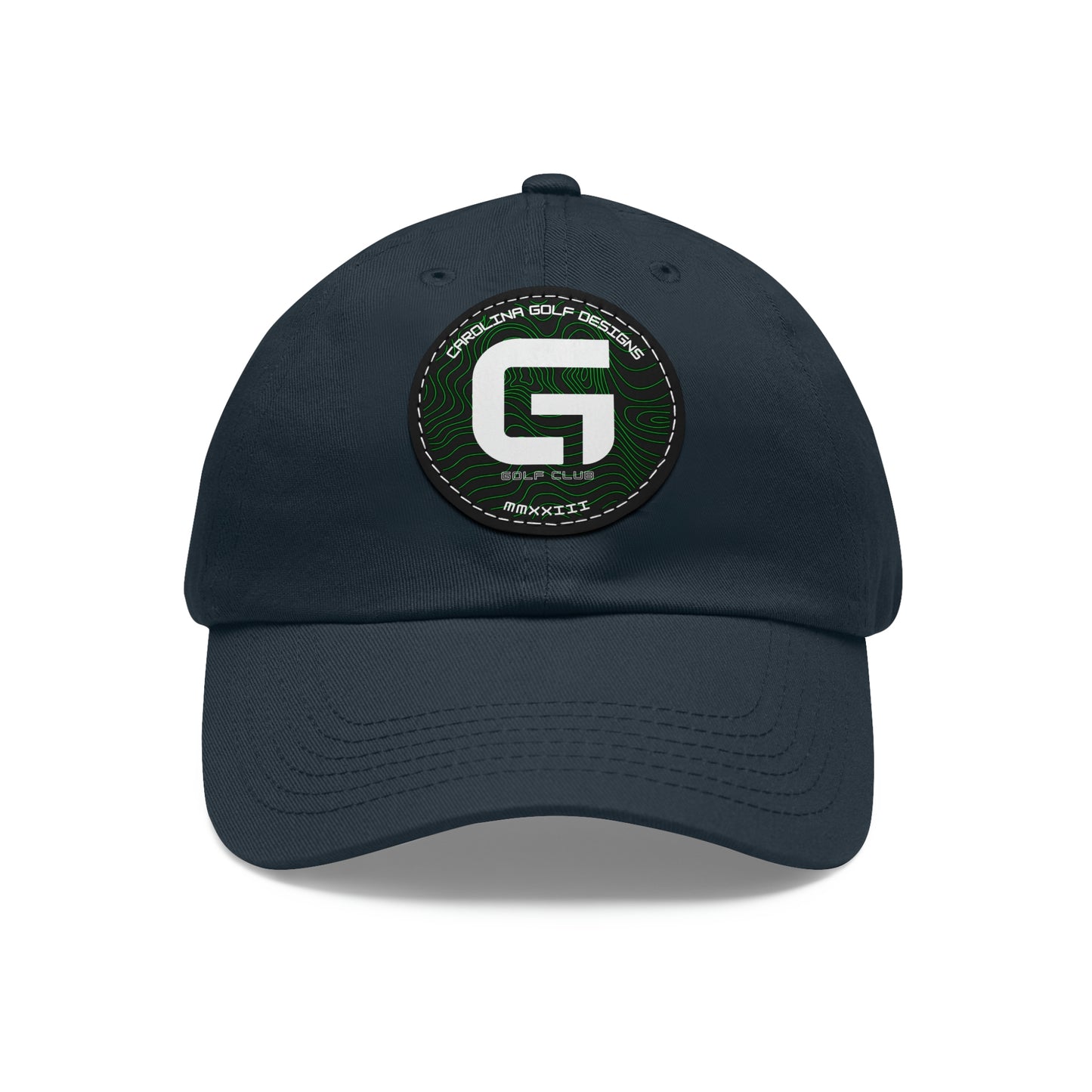 G Logo hat with Leather Patch (Round)