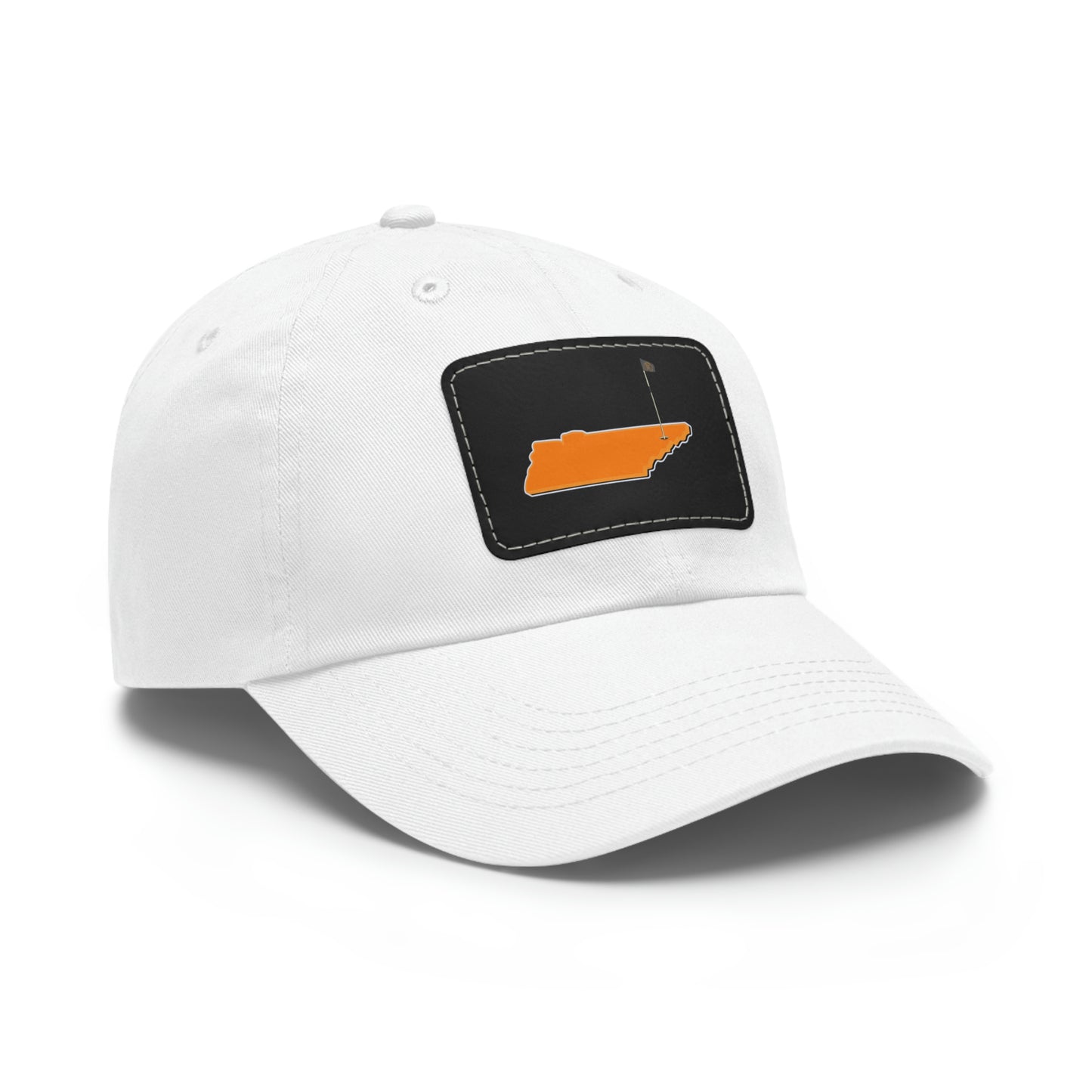 Rocky Top Hat with Leather Patch (Rectangle)