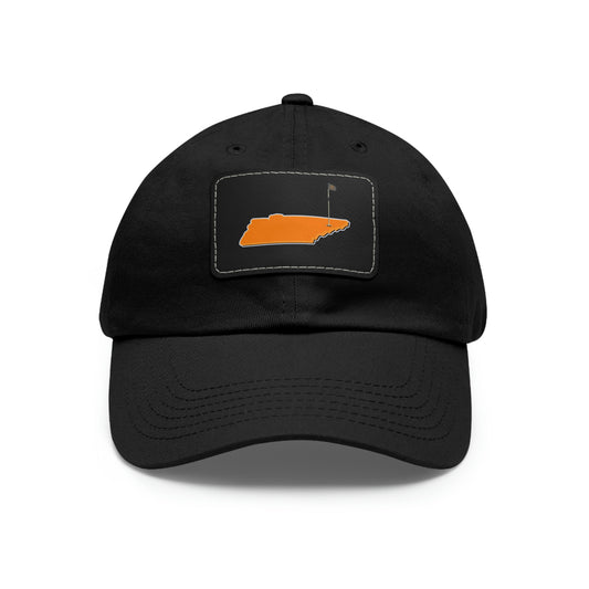 Rocky Top Hat with Leather Patch (Rectangle)