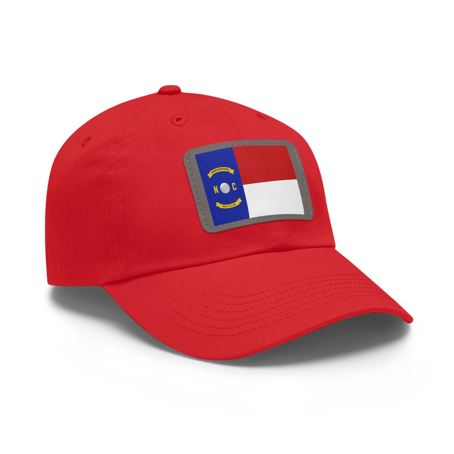 NC Flag Hat with Leather Patch