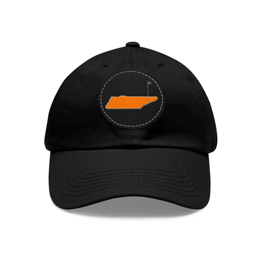 Rocky Top Hat with Leather Patch (Round)