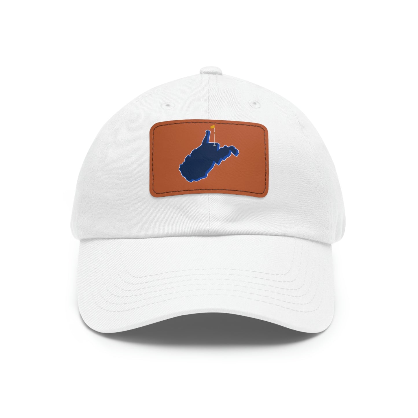 Country Roads Dad Hat with Leather Patch