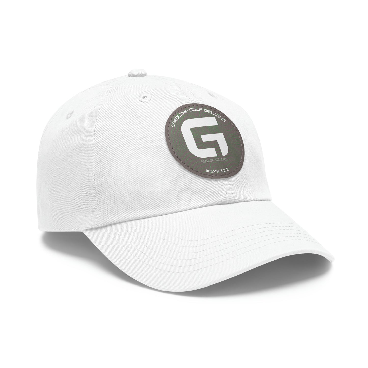 G Logo hat with Leather Patch (Round)