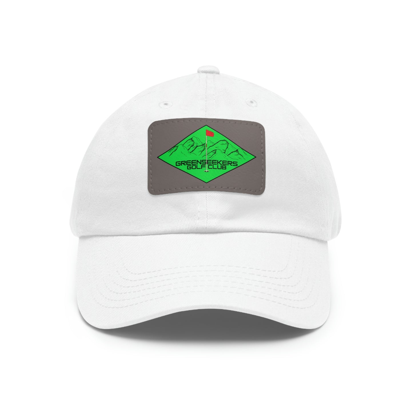 Greenseekers Mountain Dad Hat with Leather Patch