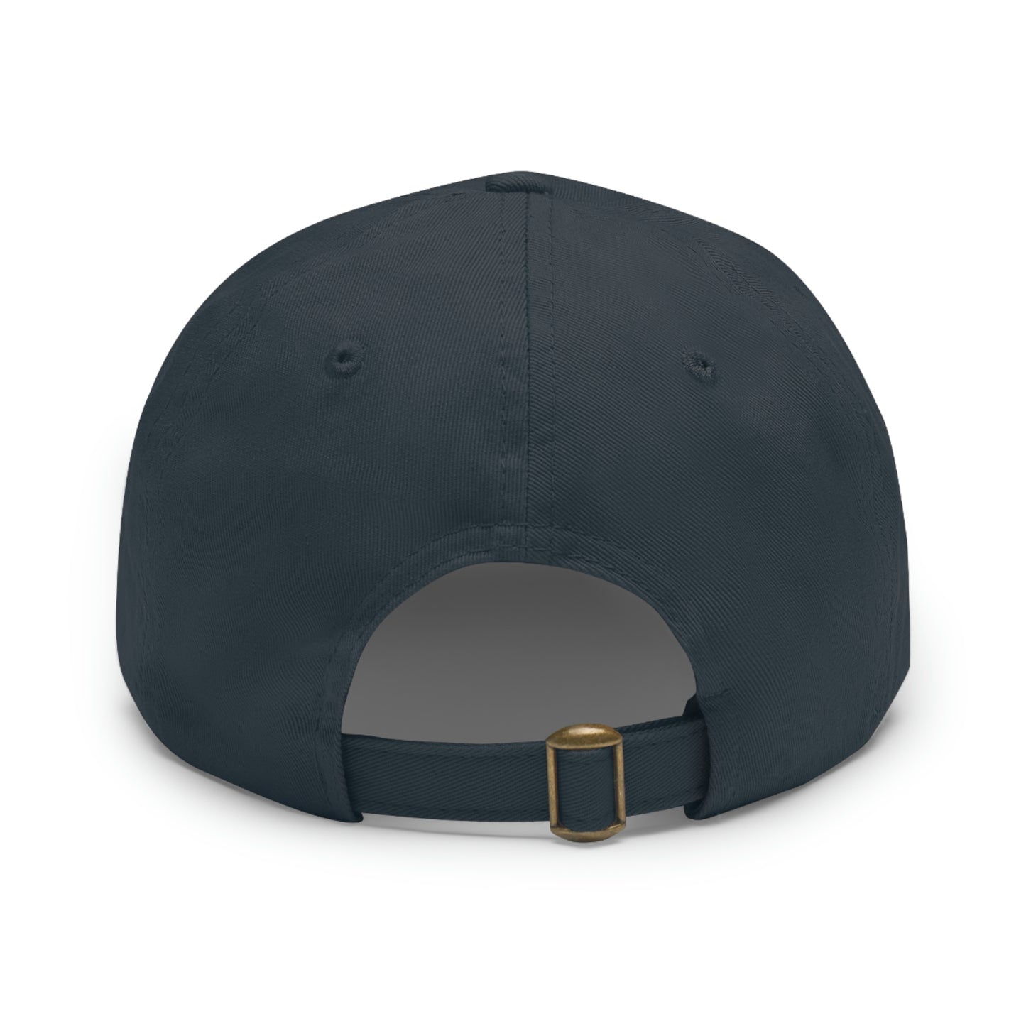 Golf Hat with Leather Patch (Round)