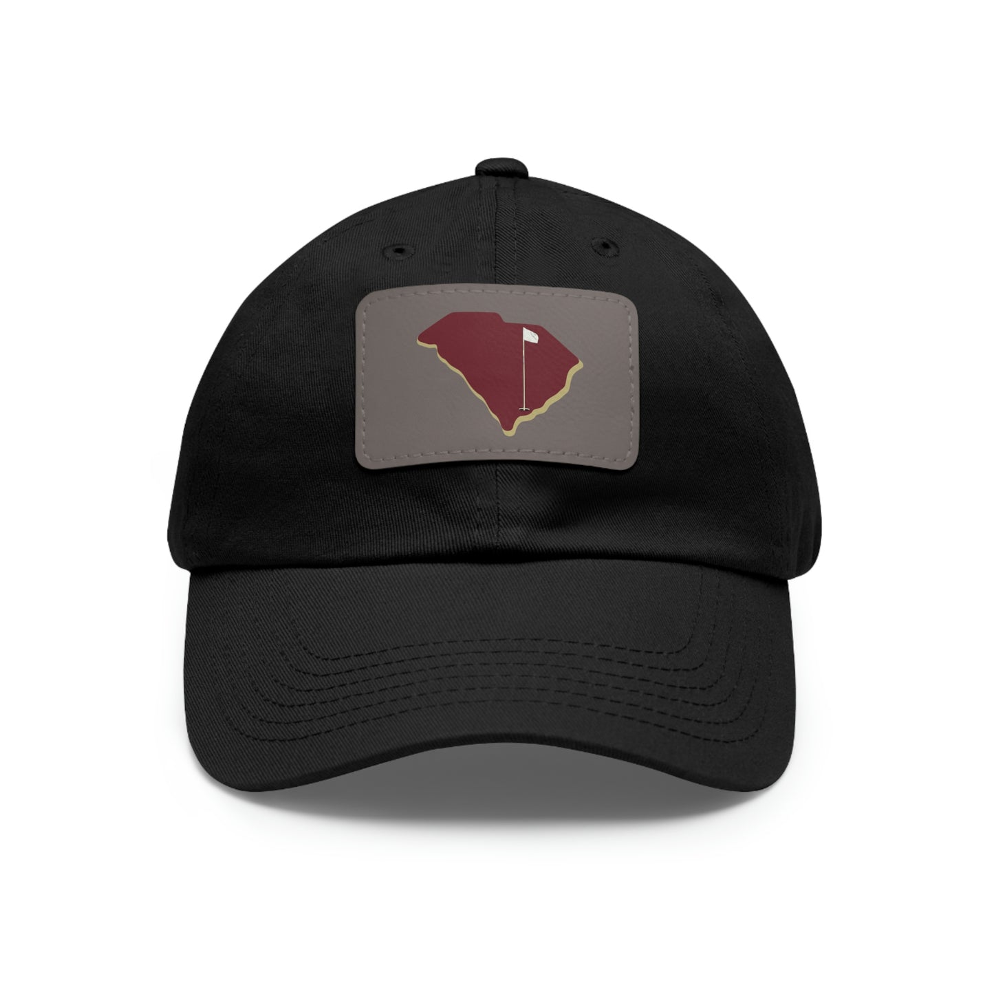 Cougs Dad Hat with Leather Patch