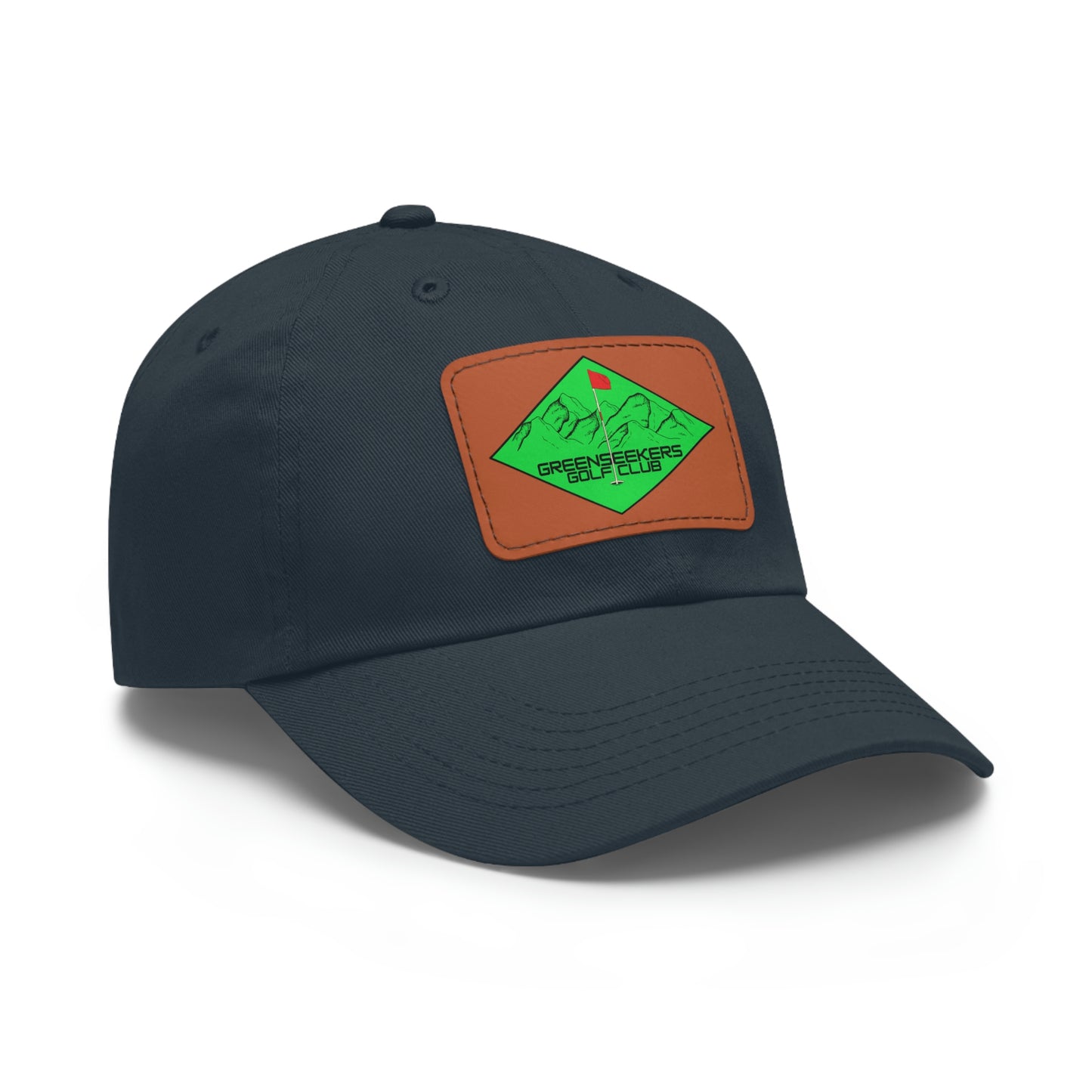 Greenseekers Mountain Dad Hat with Leather Patch