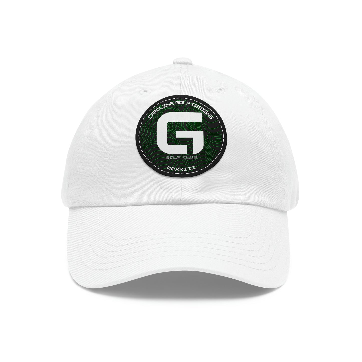 G Logo hat with Leather Patch (Round)