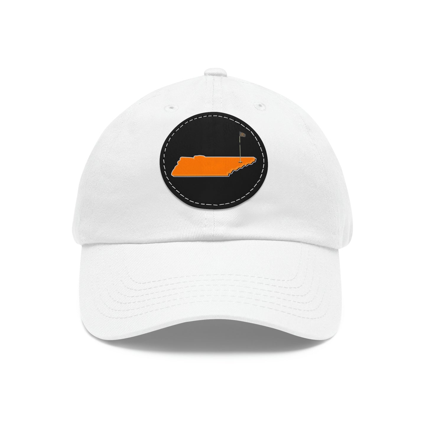 Rocky Top Hat with Leather Patch (Round)