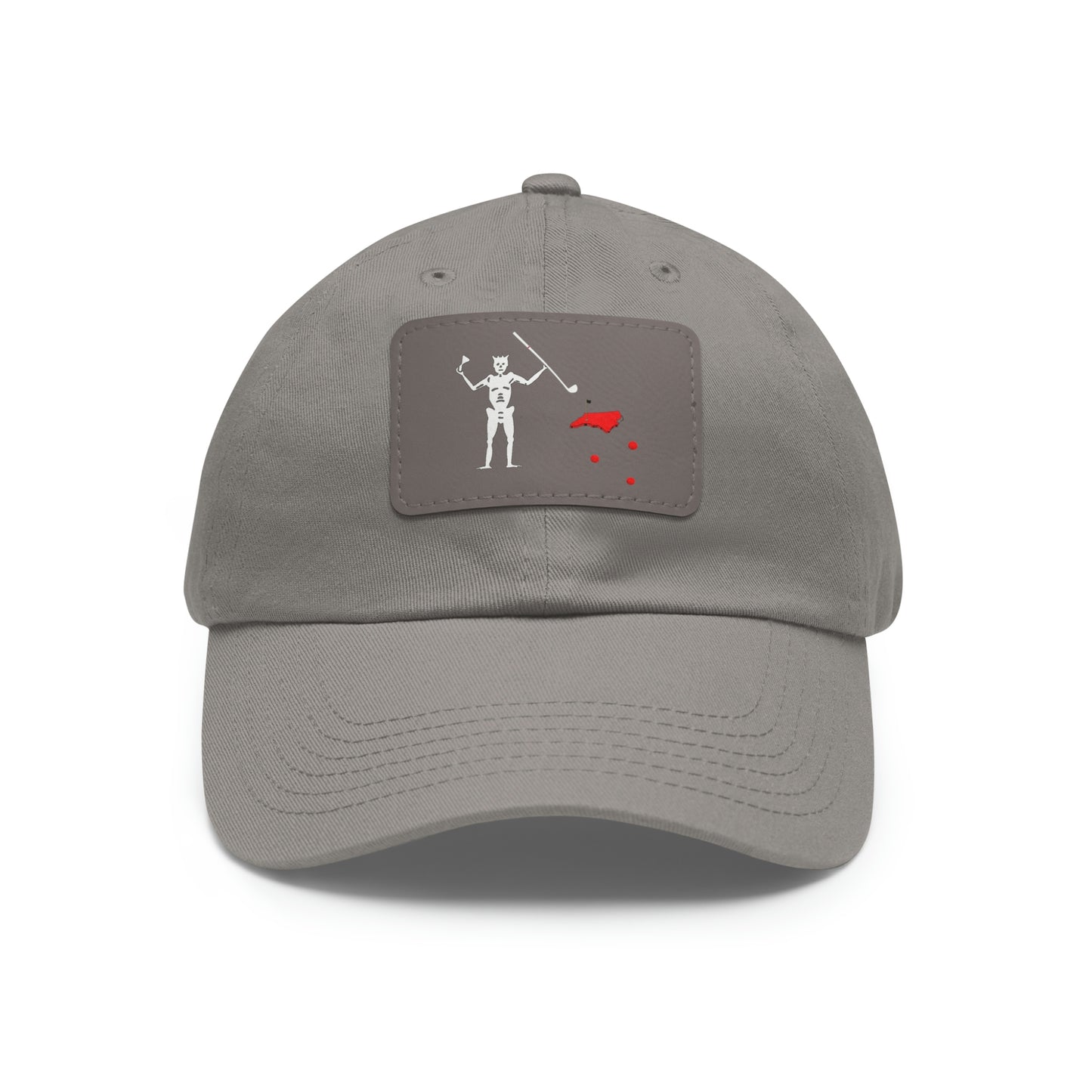 Blackbeard Dad Hat with Leather Patch