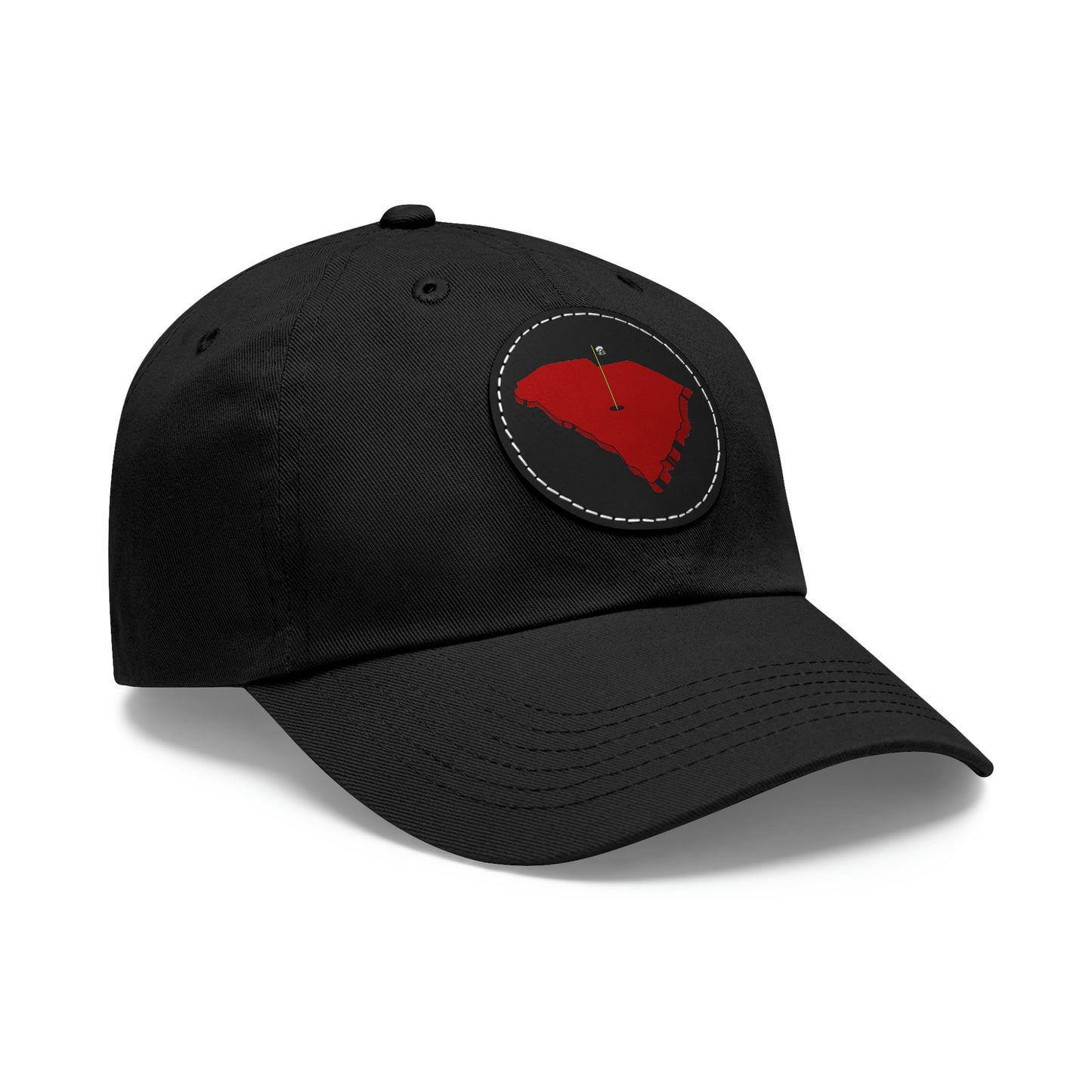 Go Cocks Hat with Leather Patch (Round)