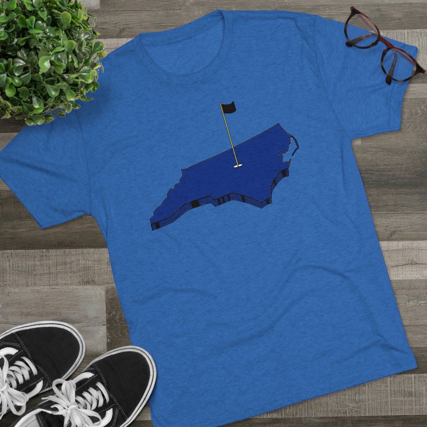 Blue Devil Unisex Tri-Blend Crew Tee