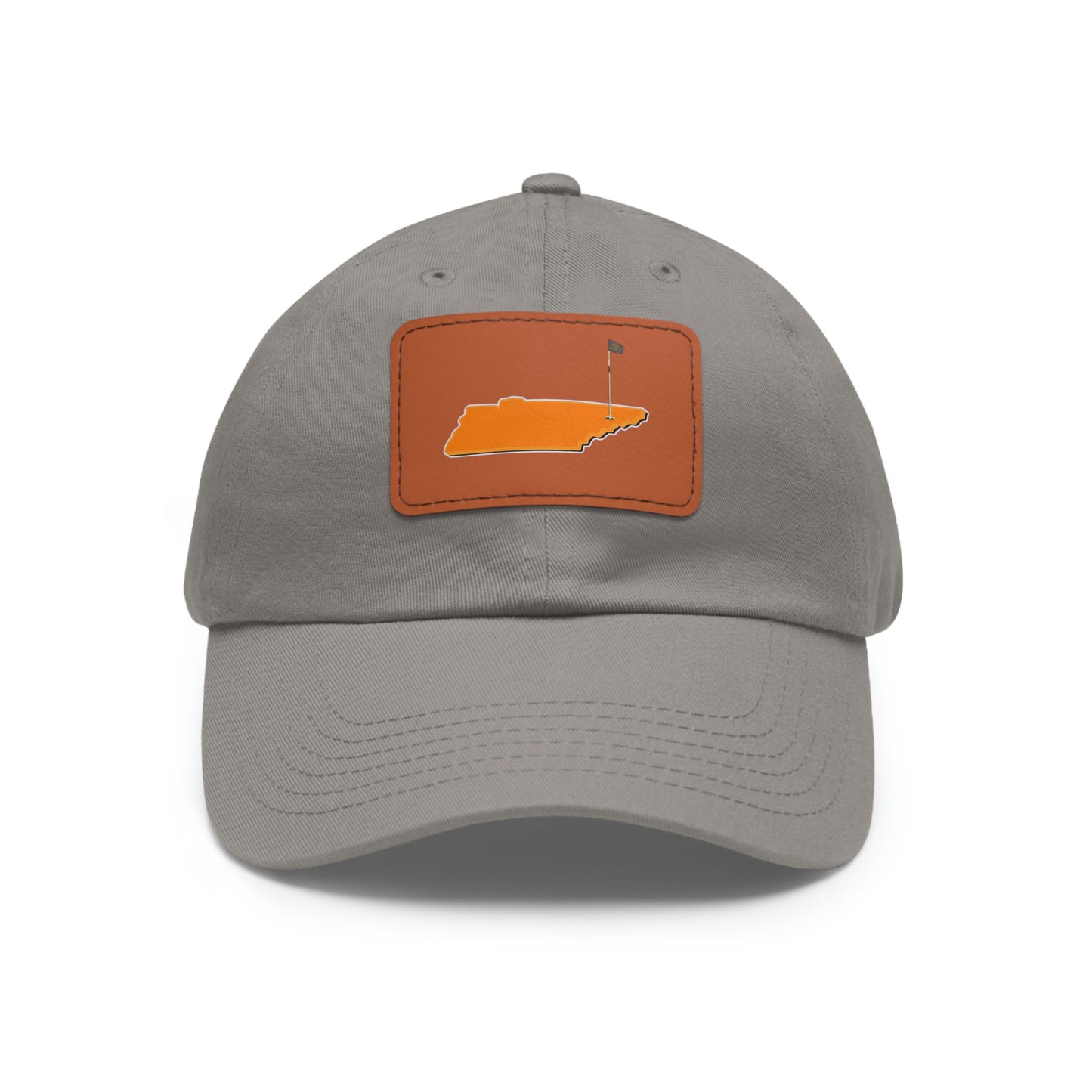 Rocky Top Hat with Leather Patch (Rectangle)