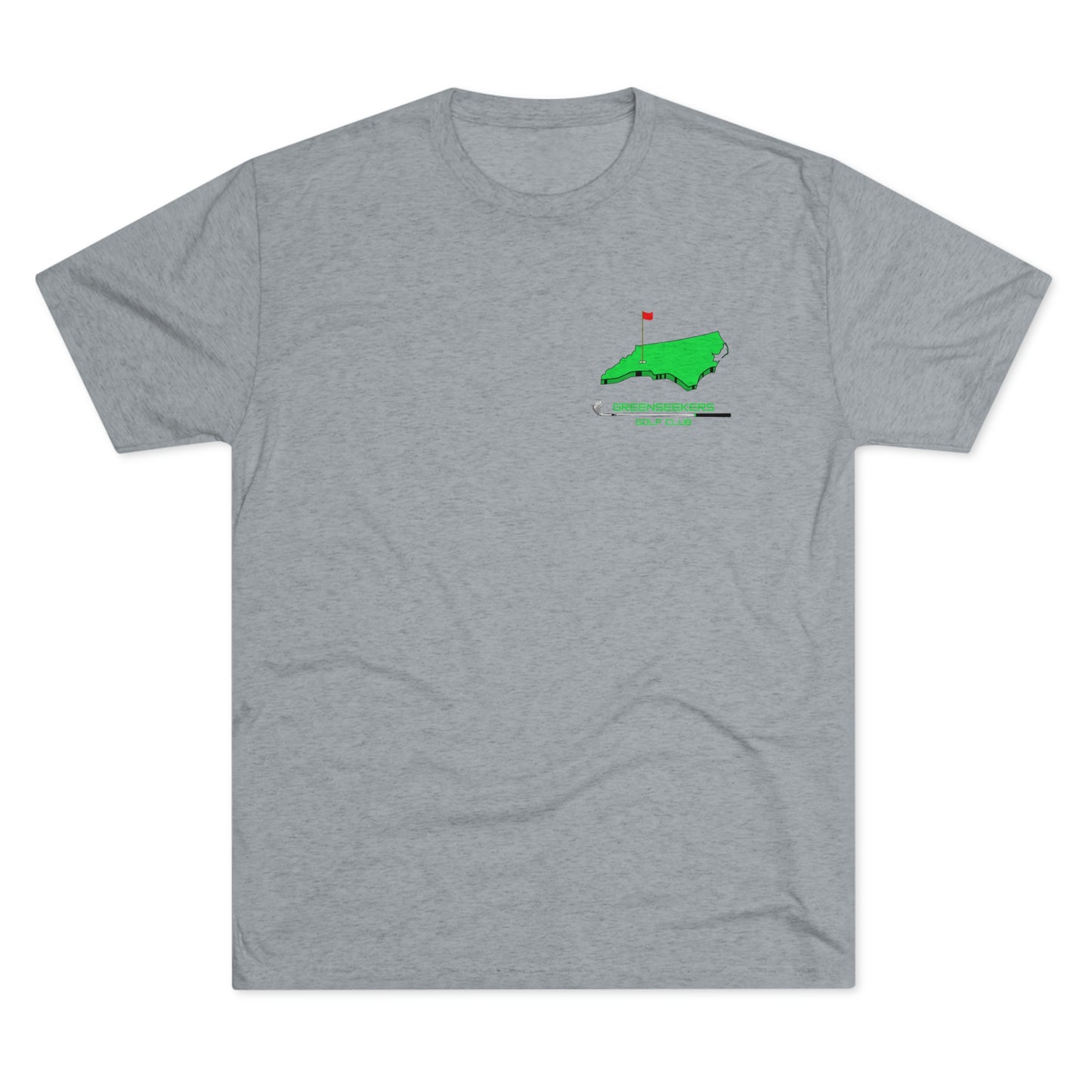 Greenseekers Chest Unisex Tri-Blend Crew Tee