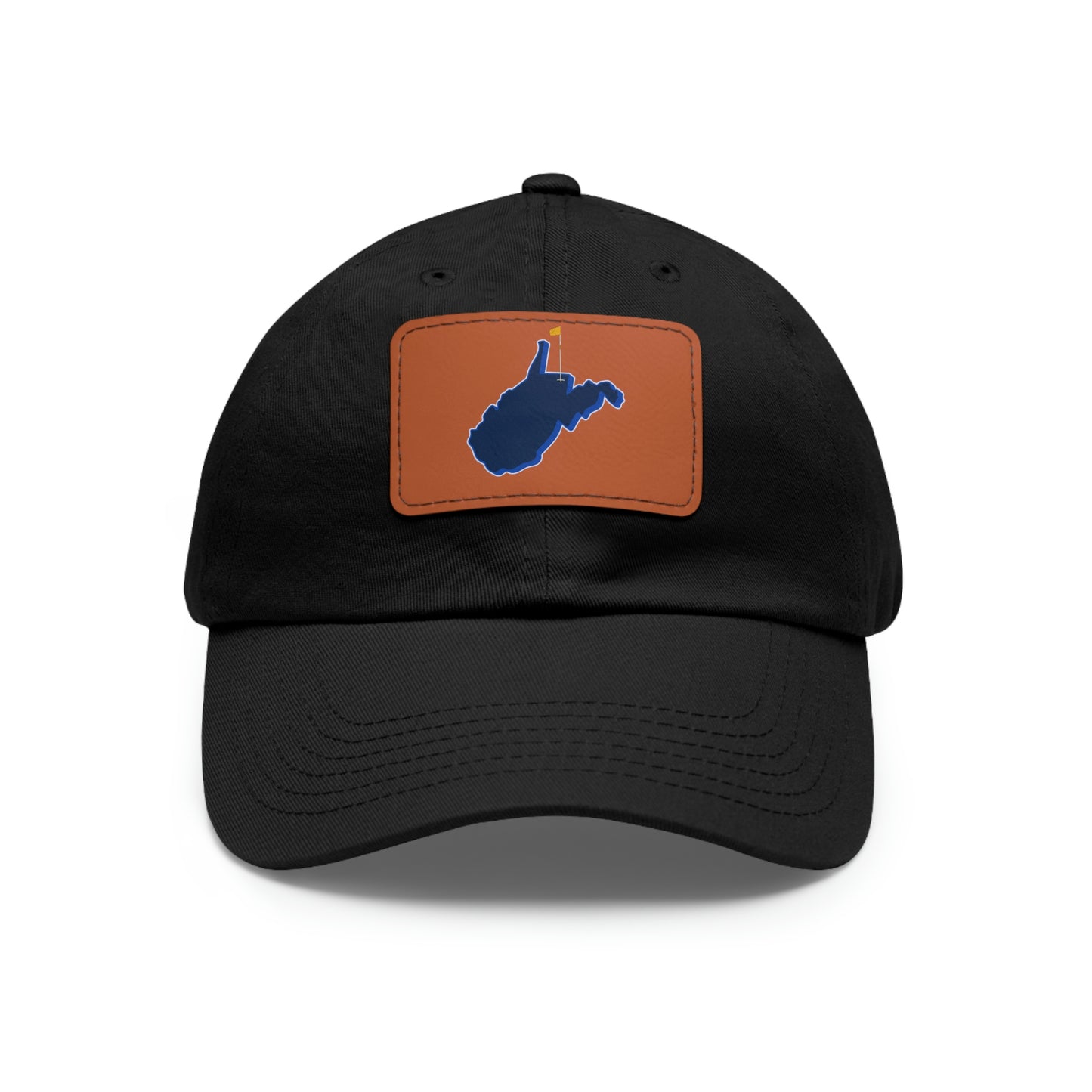 Country Roads Dad Hat with Leather Patch