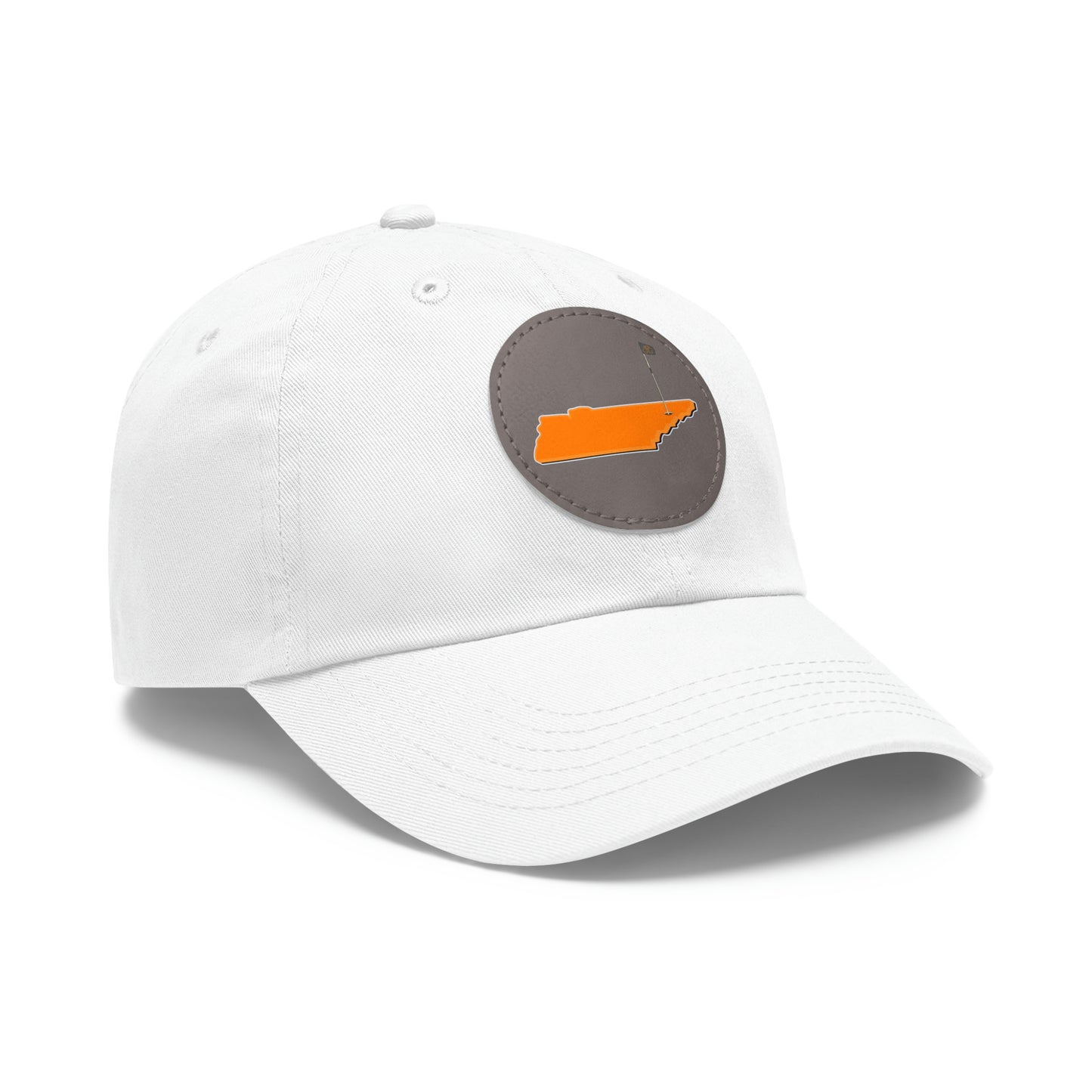 Rocky Top Hat with Leather Patch (Round)