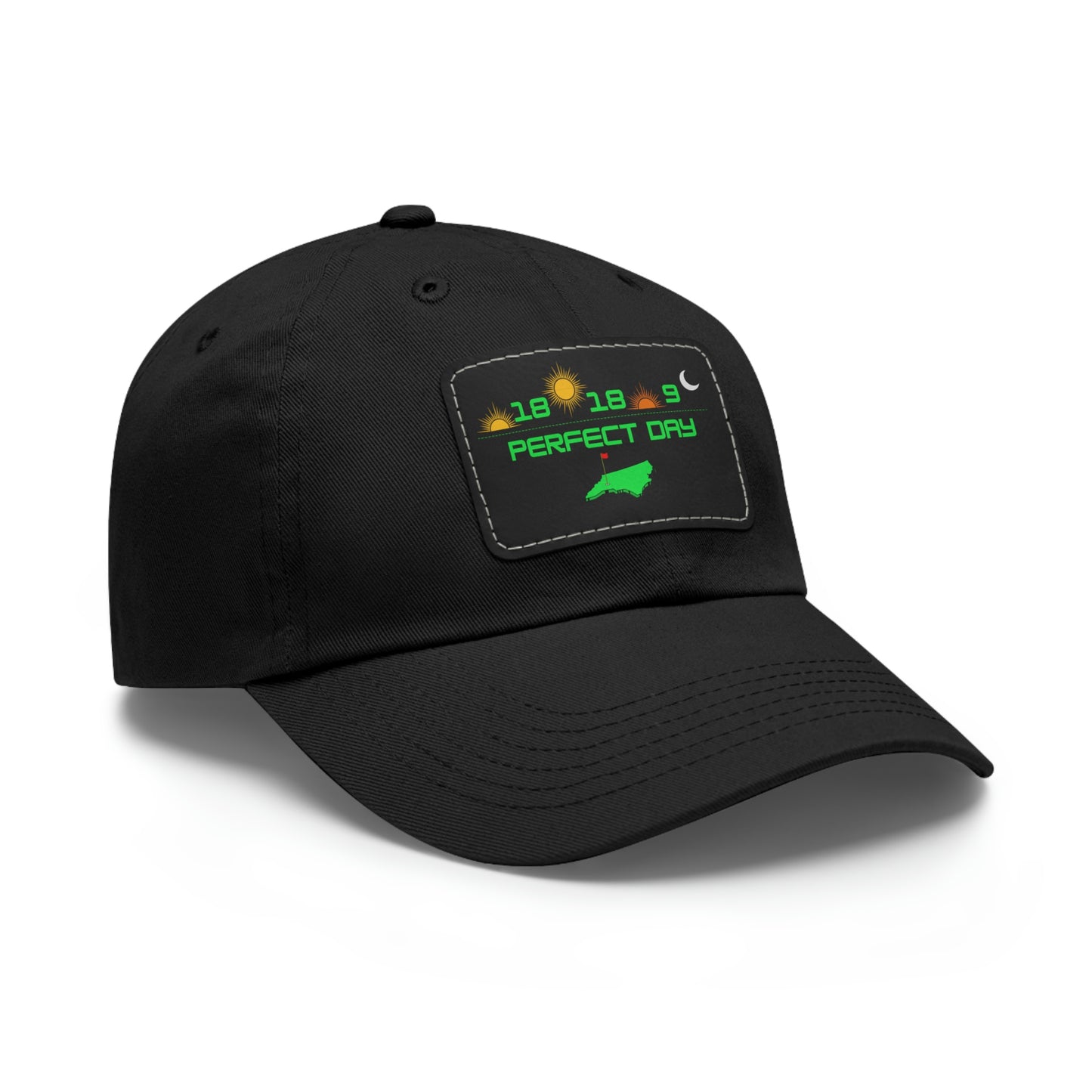 Perfect Day Dad Hat with Leather Patch