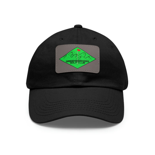 Greenseekers Mountain Dad Hat with Leather Patch