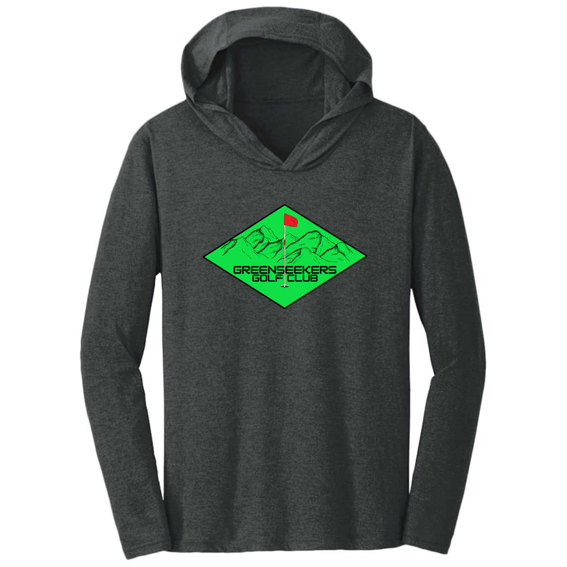 Greenseekers Mountain Triblend T-Shirt Hoodie