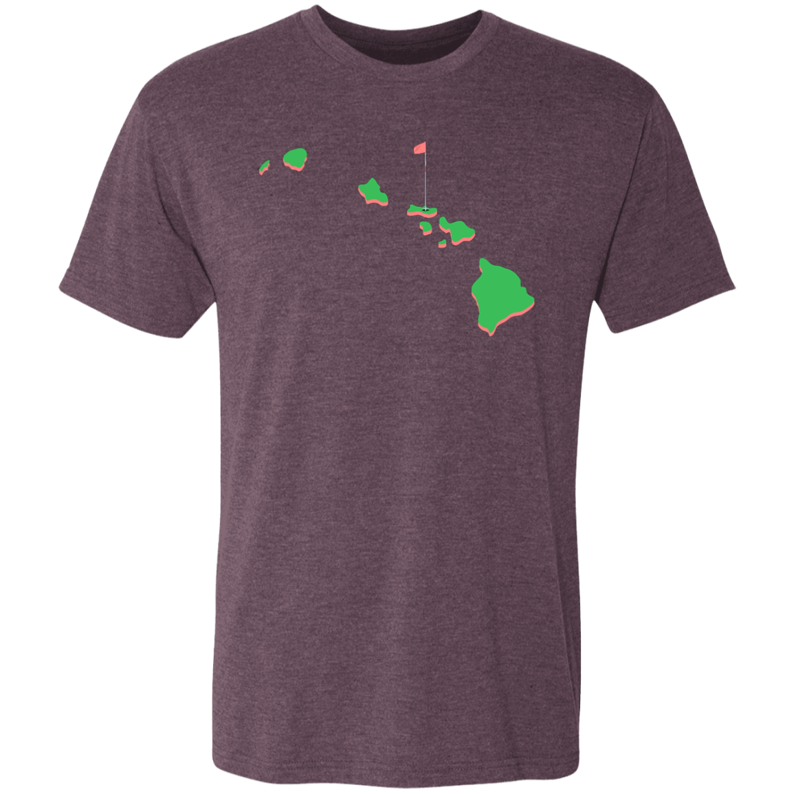 Maui Golf Men's Triblend T-Shirt