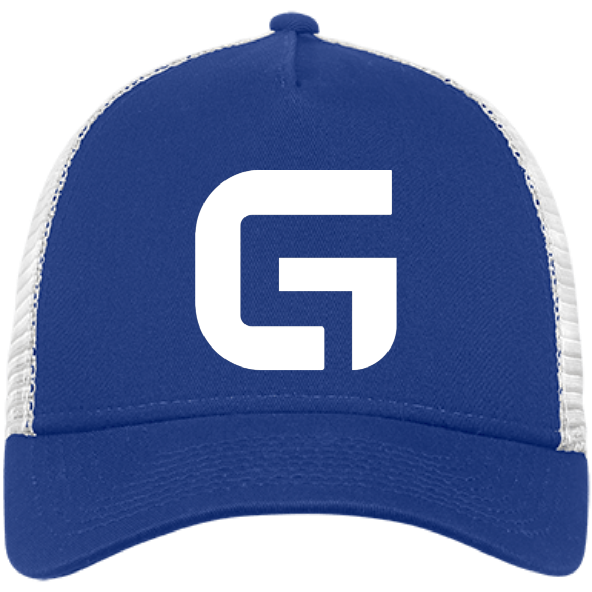 G Logo Embroidered Snapback Trucker Cap