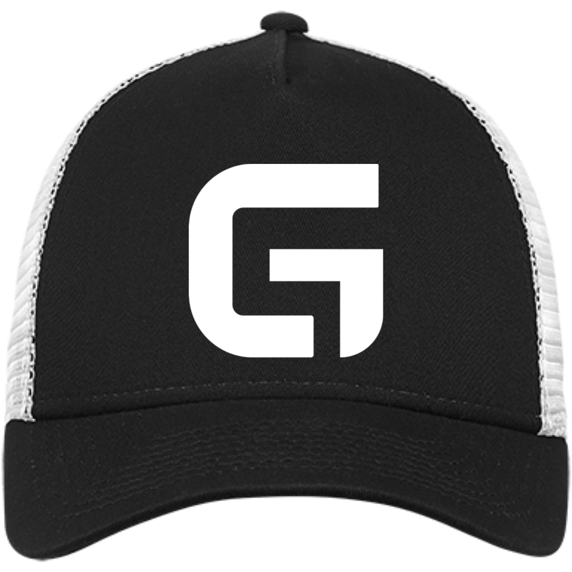 G Logo Embroidered Snapback Trucker Cap