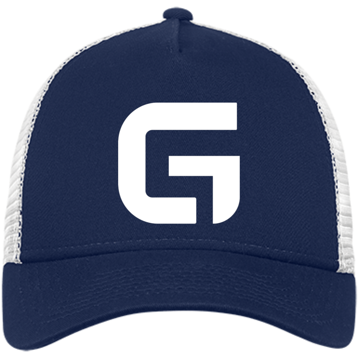 G Logo Embroidered Snapback Trucker Cap