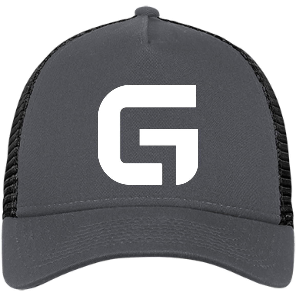 G Logo Embroidered Snapback Trucker Cap