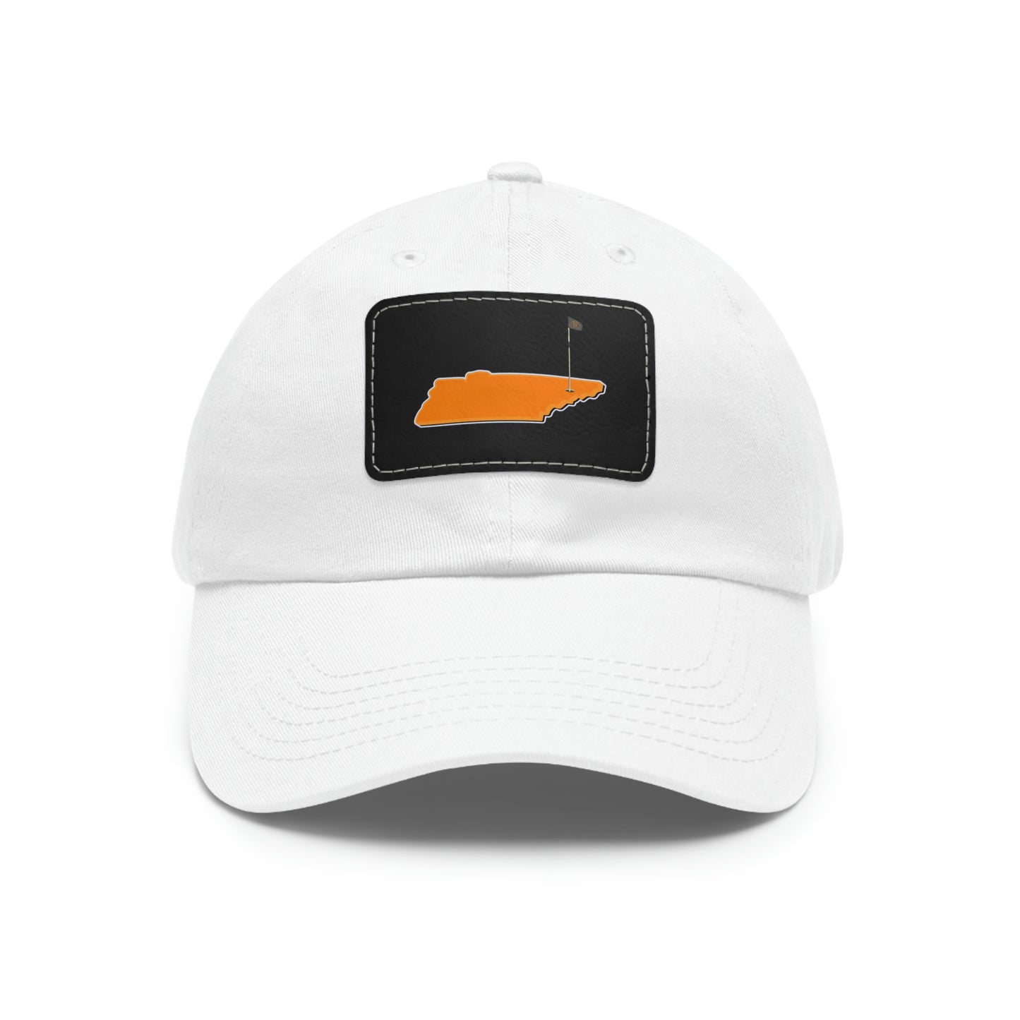 Rocky Top Hat with Leather Patch (Rectangle)