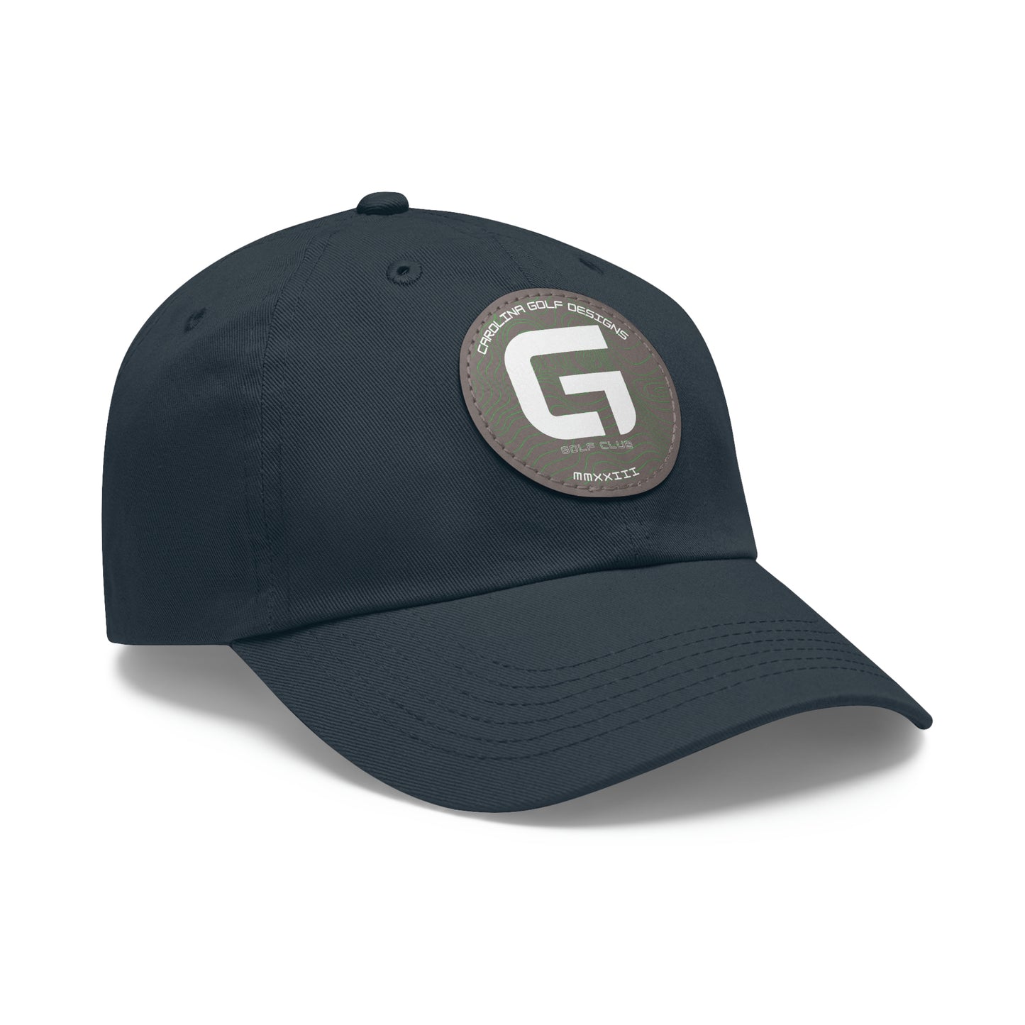 G Logo hat with Leather Patch (Round)