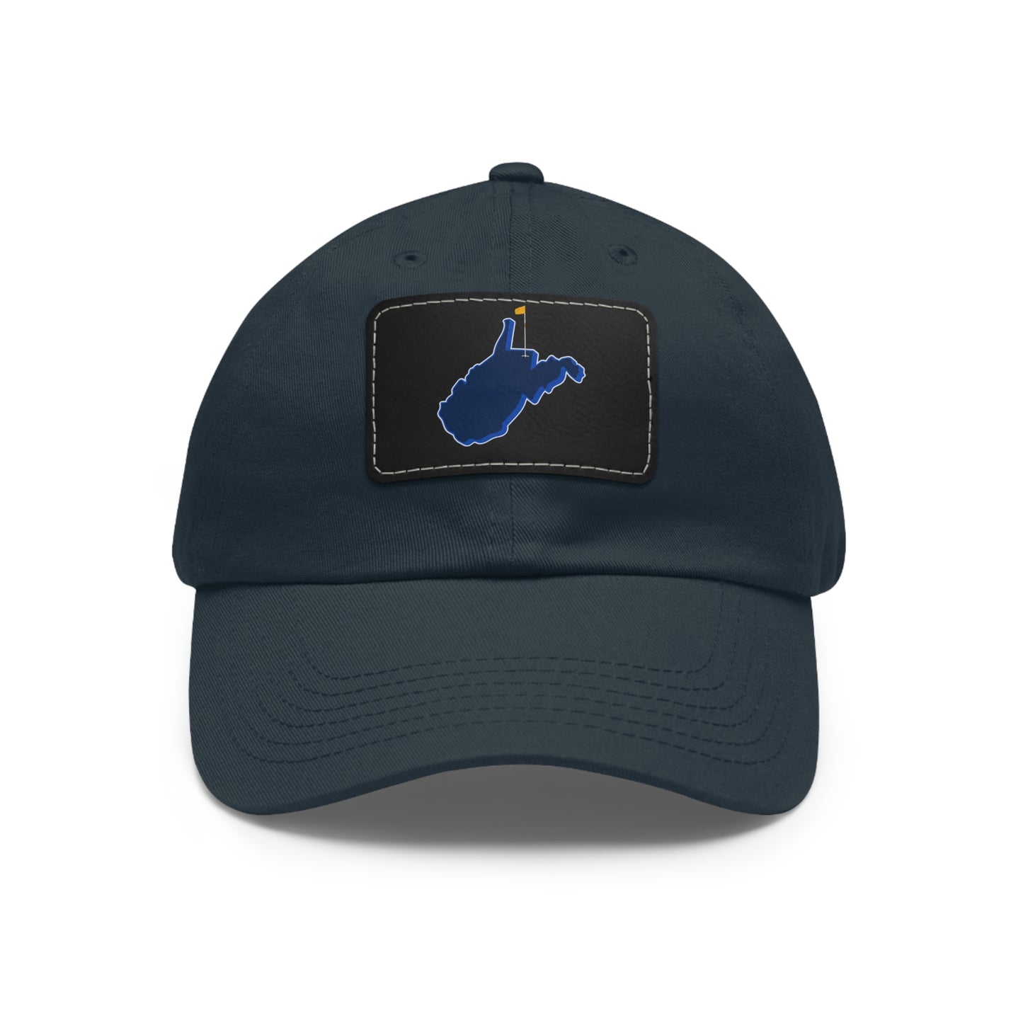 Country Roads Dad Hat with Leather Patch