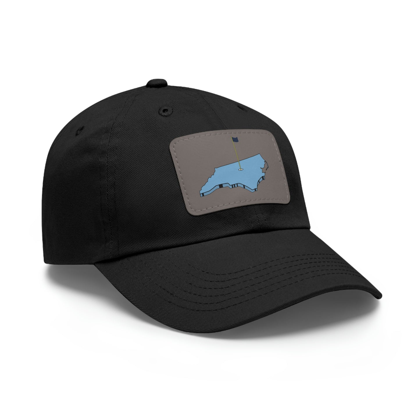 Heels Dad Hat with Leather Patch