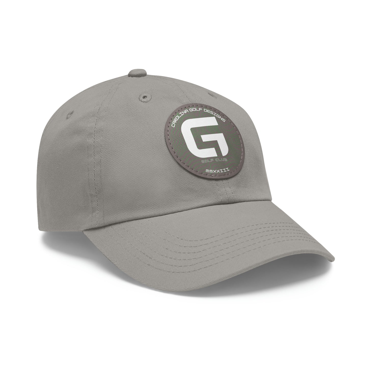 G Logo hat with Leather Patch (Round)