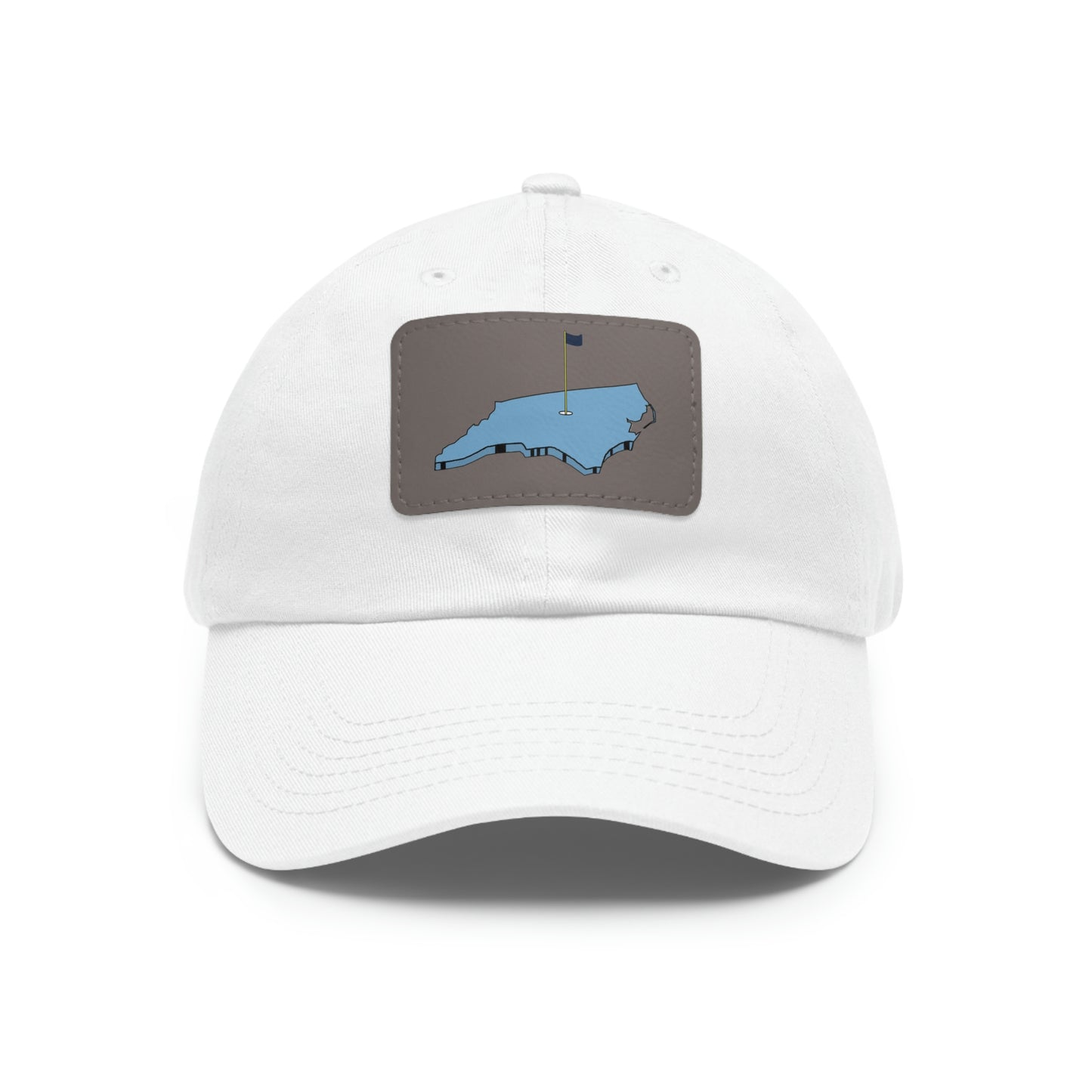 Heels Dad Hat with Leather Patch