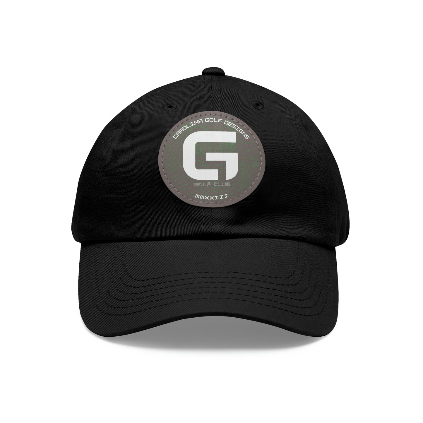 G Logo hat with Leather Patch (Round)