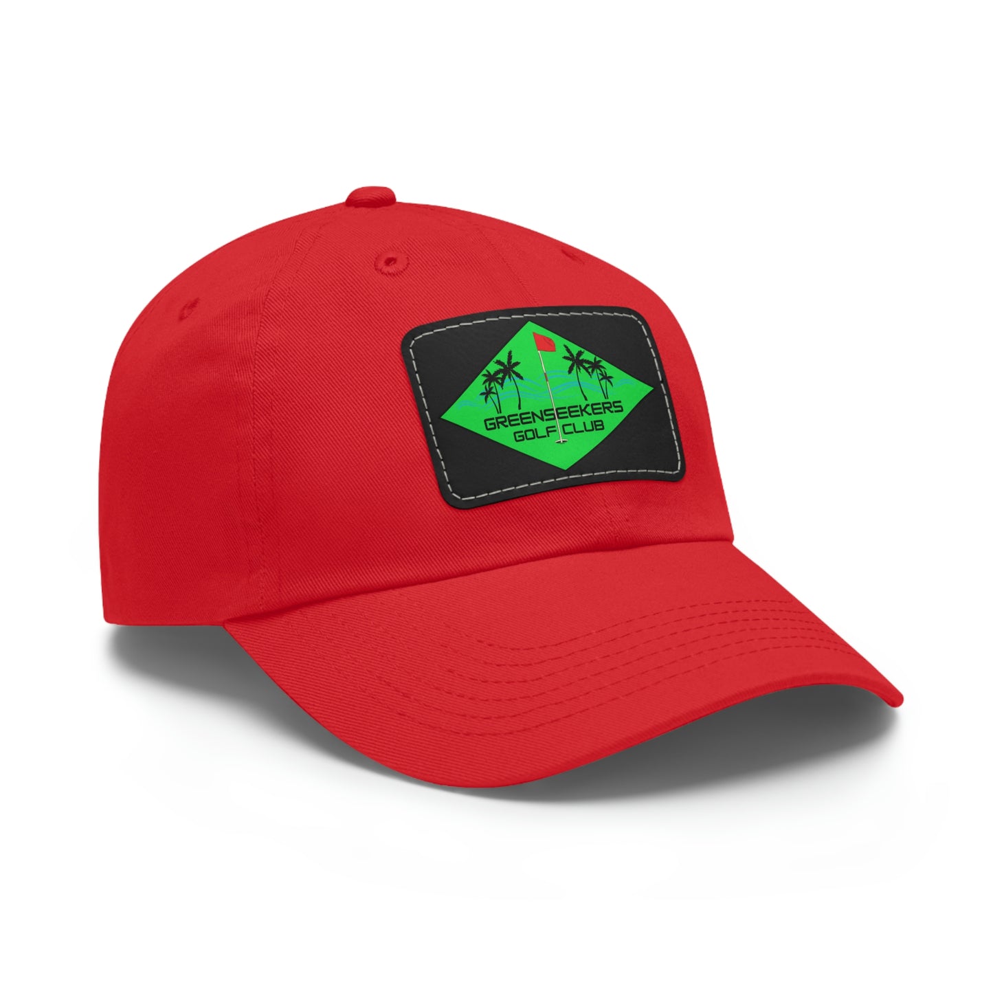 Greenseekers Beach Dad Hat with Leather Patch