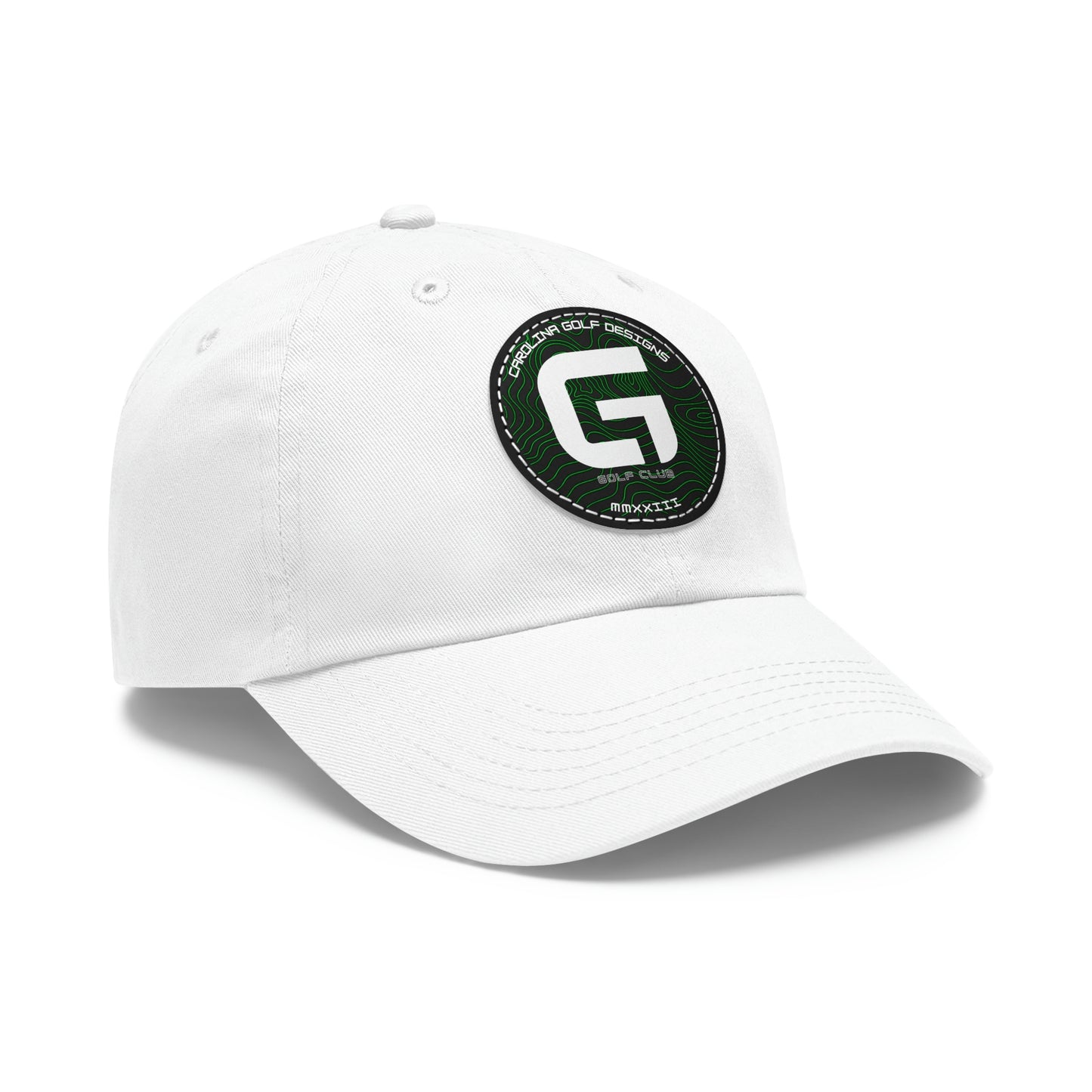 G Logo hat with Leather Patch (Round)