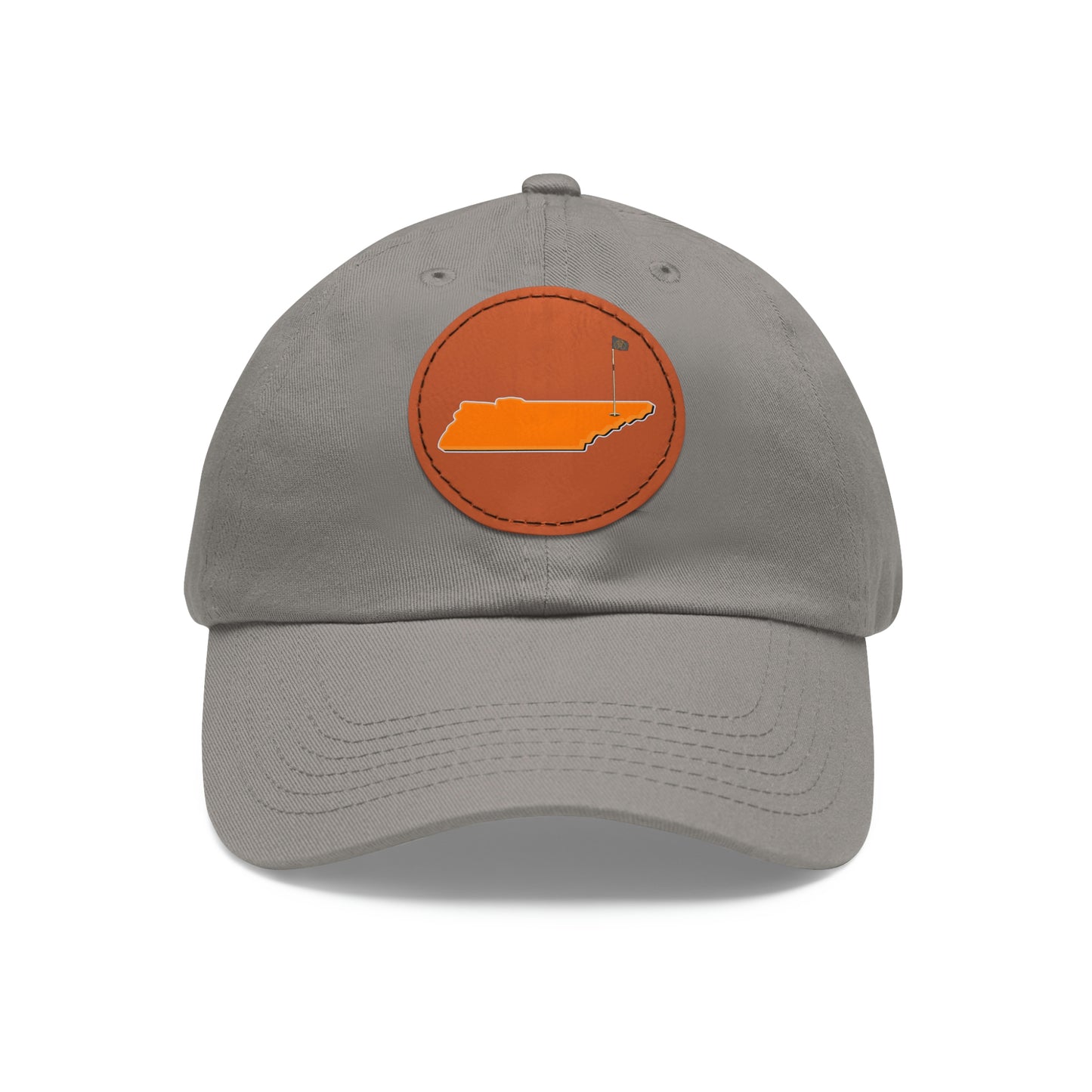 Rocky Top Hat with Leather Patch (Round)