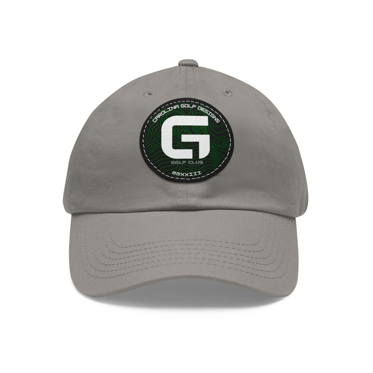 G Logo hat with Leather Patch (Round)