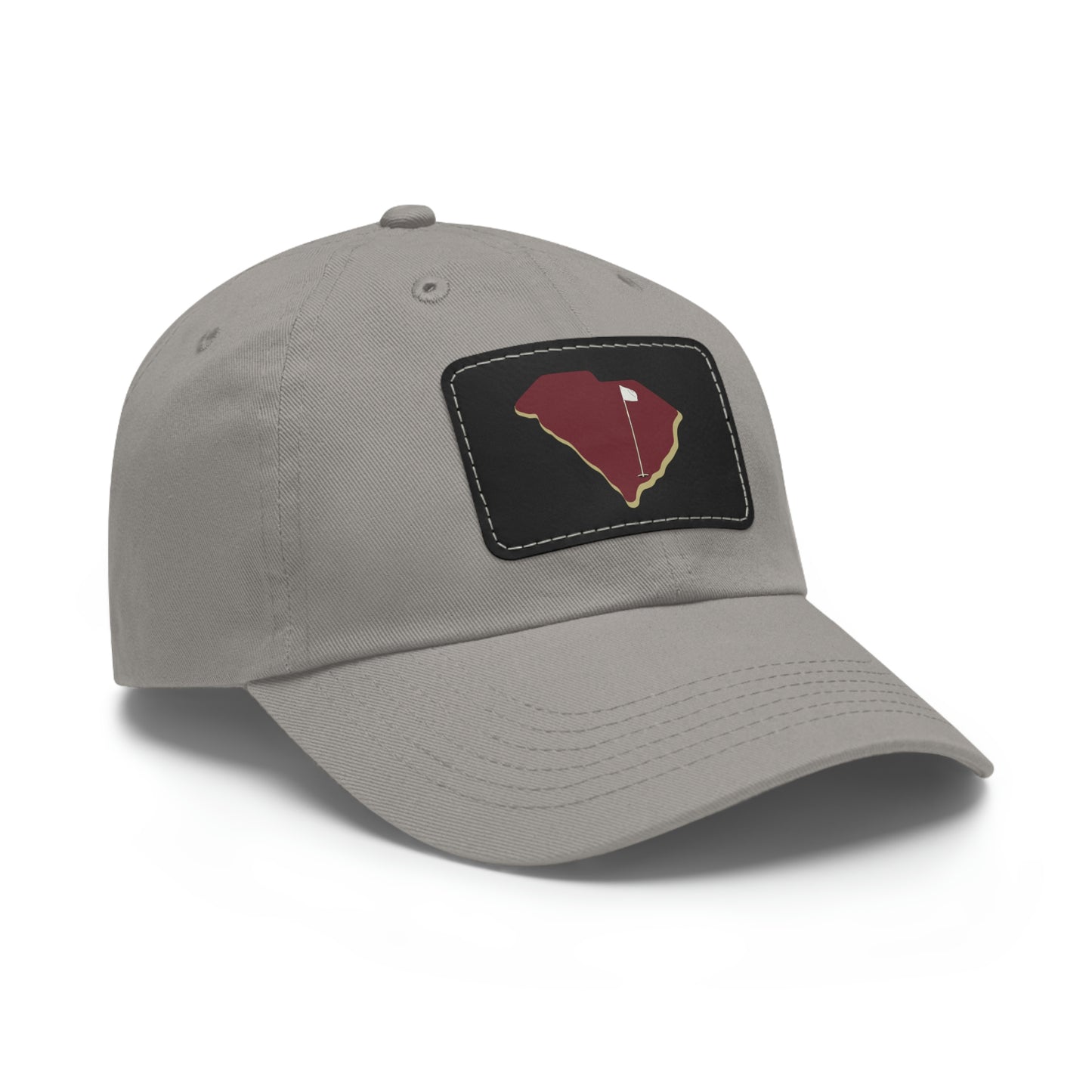 Cougs Dad Hat with Leather Patch