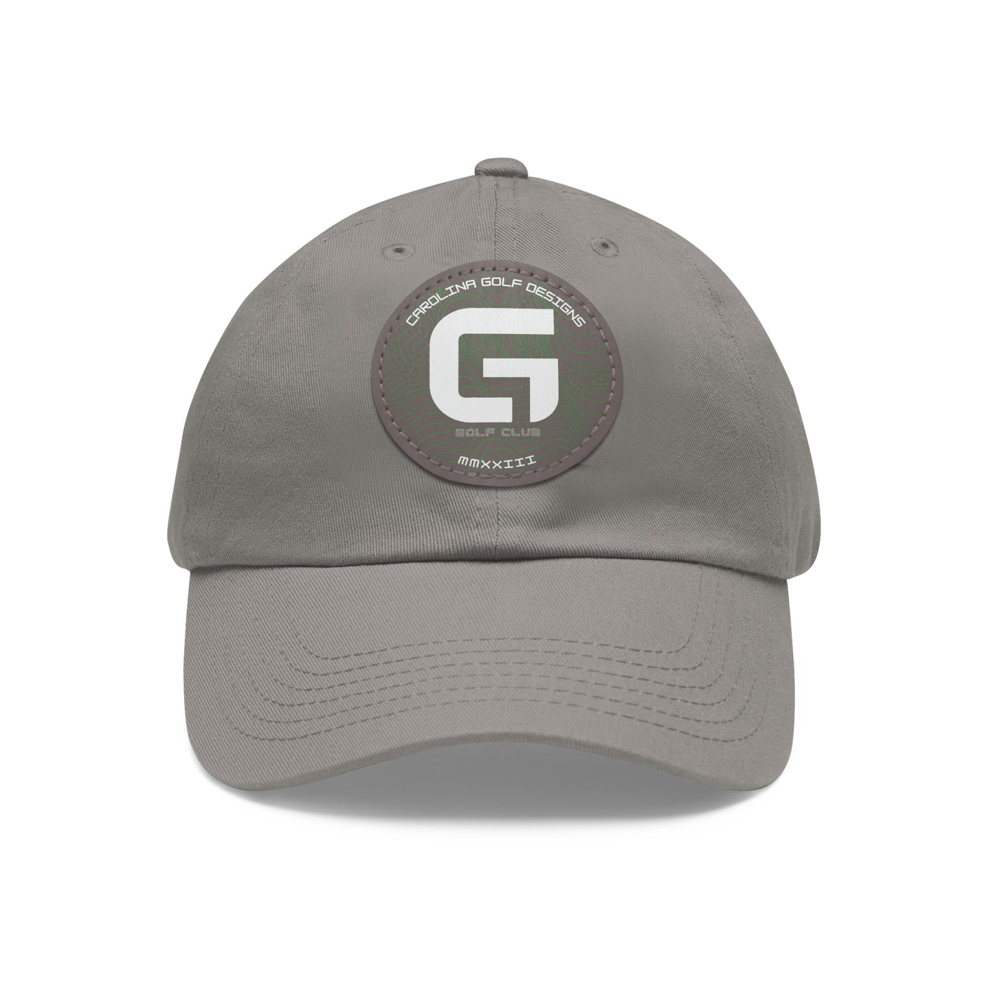 G Logo hat with Leather Patch (Round)