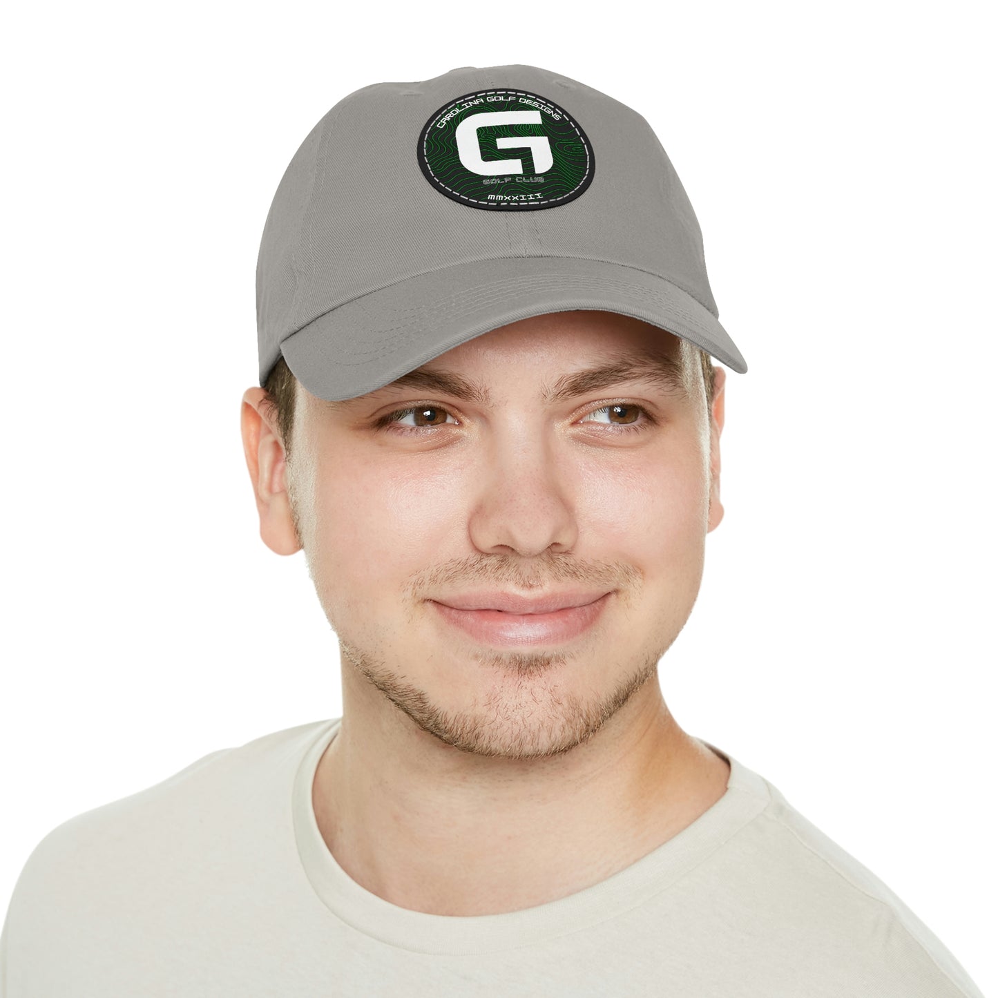 G Logo hat with Leather Patch (Round)