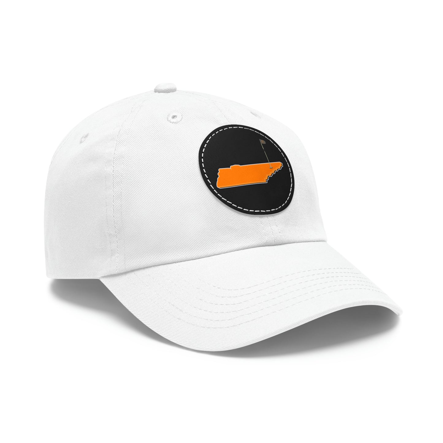 Rocky Top Hat with Leather Patch (Round)