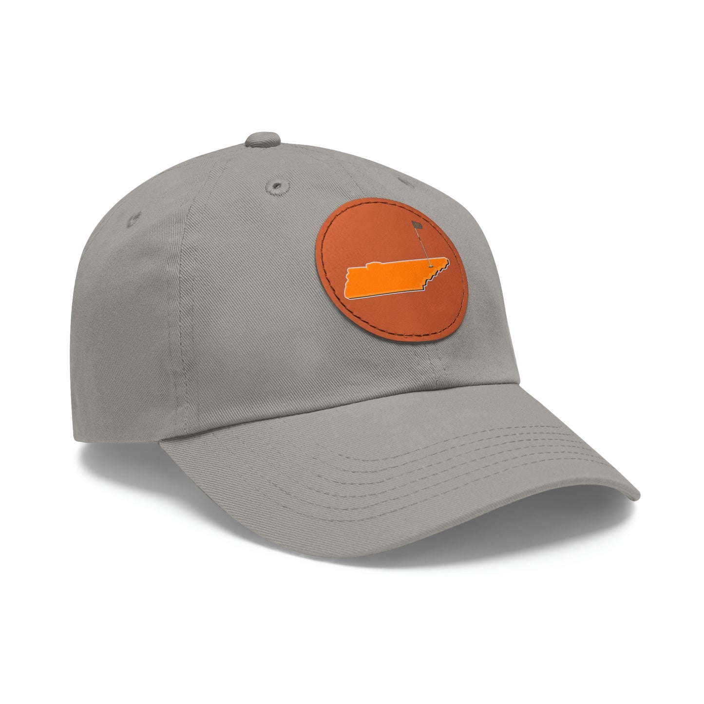 Rocky Top Hat with Leather Patch (Round)