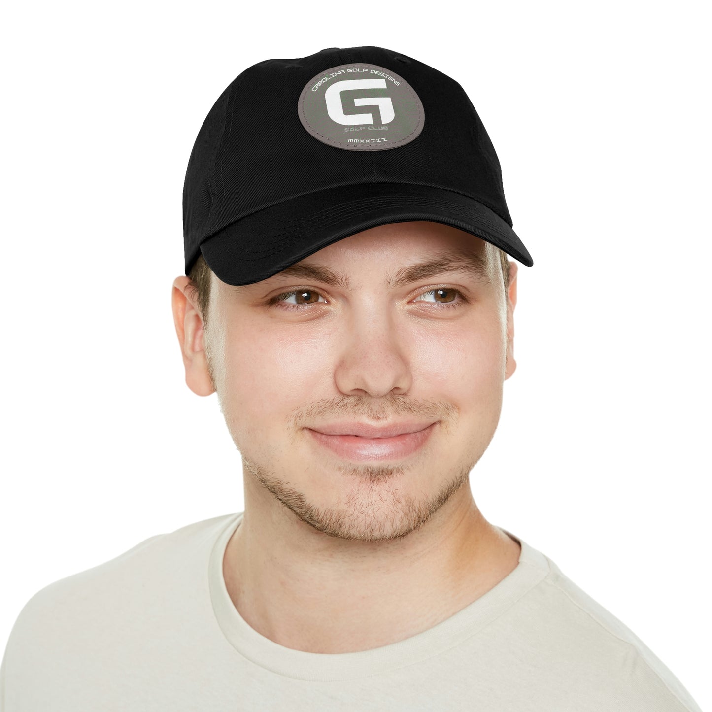 G Logo hat with Leather Patch (Round)