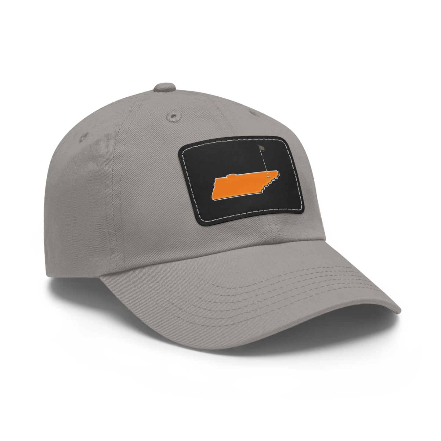 Rocky Top Hat with Leather Patch (Rectangle)