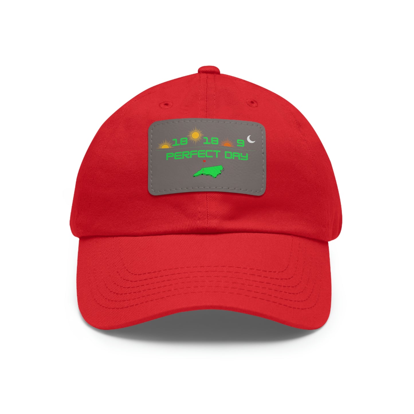 Perfect Day Dad Hat with Leather Patch